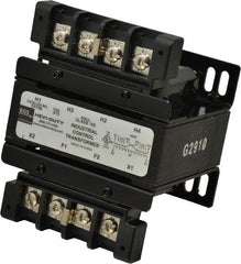 Sola/Hevi-Duty - 1 Phase, 0.08 kVA, Control Transformer - 2 Input, 1 Output Winding, 60 Hz, 4.36 Inch Deep x 2.96 Inch High, 131°F Temp Rise - Exact Tooling