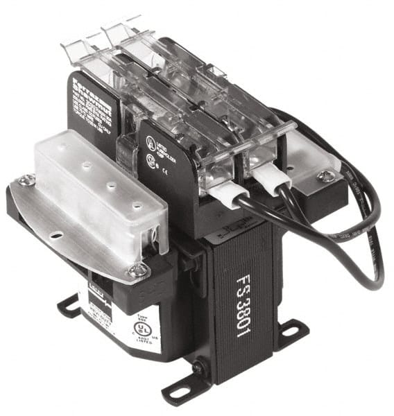 Sola/Hevi-Duty - 1 Phase, 0.5 kVA, Control Transformer - 60 Hz, 6.31 Inch Deep x 4.53 Inch High, 131°F Temp Rise - Exact Tooling