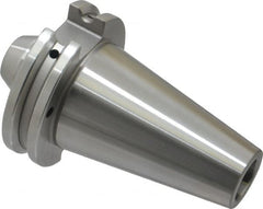 Accupro - CAT40 Taper Shank 5/16" Hole End Mill Holder/Adapter - 1" Nose Diam, 1.38" Projection, 5/8-11 Drawbar, Through-Spindle & DIN Flange Coolant - Exact Tooling
