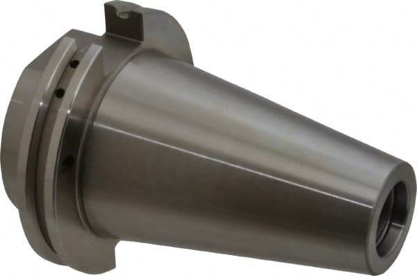 Accupro - CAT50 Taper Shank 3/4" Hole End Mill Holder/Adapter - 48mm Nose Diam, 1.75" Projection, 1-8 Drawbar, Through-Spindle & DIN Flange Coolant - Exact Tooling