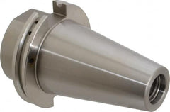 Accupro - CAT50 Taper Shank 7/8" Hole End Mill Holder/Adapter - 2" Nose Diam, 1.75" Projection, 1-8 Drawbar, Through-Spindle & DIN Flange Coolant - Exact Tooling