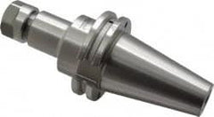 Accupro - 0.02" to 0.433" Capacity, 3-1/2" Projection, CAT40 Taper Shank, ER16 Collet Chuck - 0.0002" TIR, Through-Spindle & DIN Flange Coolant - Exact Tooling