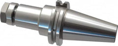 Accupro - 0.039" to 0.511" Capacity, 4" Projection, CAT40 Taper Shank, ER20 Collet Chuck - 0.0002" TIR, Through-Spindle & DIN Flange Coolant - Exact Tooling