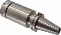 Accupro - 0.118" to 1.181" Capacity, 6" Projection, CAT40 Taper Shank, ER40 Collet Chuck - 0.0002" TIR, Through-Spindle & DIN Flange Coolant - Exact Tooling