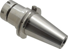Accupro - 0.118" to 1.181" Capacity, 4" Projection, CAT50 Taper Shank, ER40 Collet Chuck - 0.0002" TIR, Through-Spindle & DIN Flange Coolant - Exact Tooling