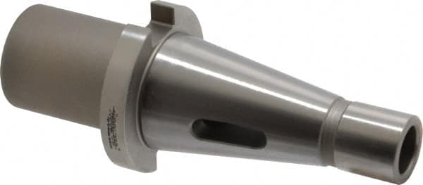 Accupro - NMTB40 Outside Taper, 3MT Inside Taper, NMTB to Morse Taper Adapter - 2-1/4" Projection, 1.57" Nose Diam, Through Coolant - Exact Tooling