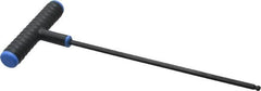 Eklind - 5mm Hex, T-Handle Cushion Grip, Ball End Hex Key - 9mm OAL, Metric System of Measurement - Exact Tooling