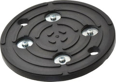 Gibraltar - 5" Long x 5" Wide x 5/16" Thick, Rubber, Machinery Leveling Pad & Mat - 10,000 Lb Max Load - Exact Tooling