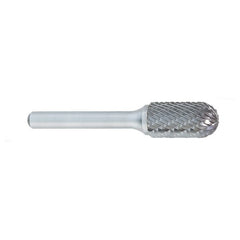 ‎SC-14 -3/16 × 5/8 LOC × 1/4 Shank × 2 OAL Cylindrical Ball Nose Carbide Medium Tough Cut Burr - Exact Tooling