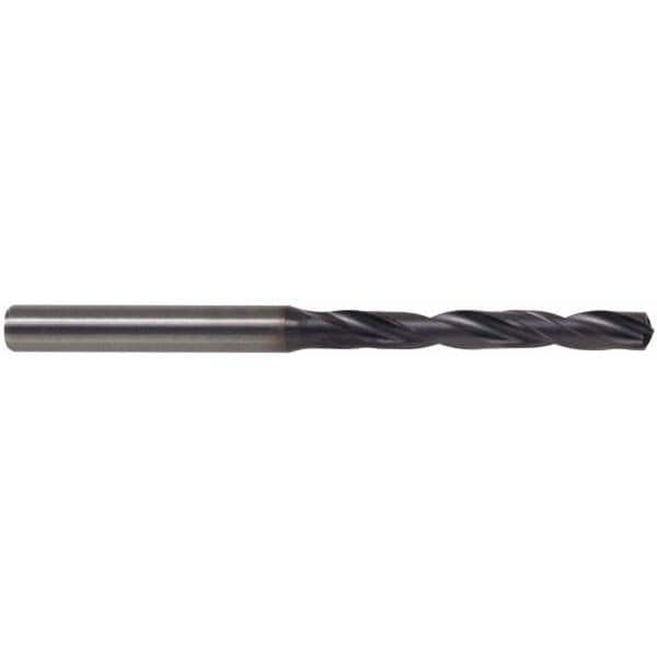 Kennametal - 4.3mm 140° Point TiAlN Finish Solid Carbide Jobber Drill - Exact Tooling