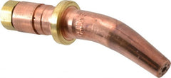 Miller-Smith - 3/8 Inch x 1/4 Inch, 1 Piece SC Series Heavy Duty Gouging Torch Tip - Tip Number 3, Oxygen Acetylene, For Use with Smith Equipment - Exact Tooling