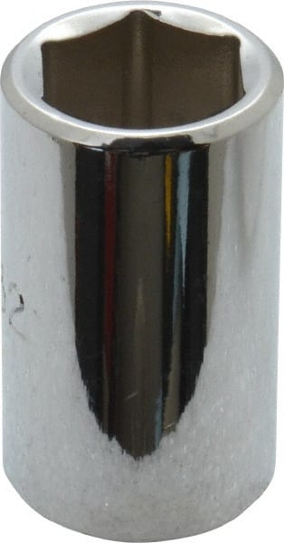 Proto - 19/32", 1/2" Drive, Standard Hand Socket - 6 Points, 1-1/2" OAL, Alloy Steel, Chrome Finish - Exact Tooling