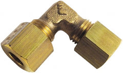 Legris - 14mm OD, Brass Union Elbow - 246 Max Working psi, Comp x Comp Ends - Exact Tooling