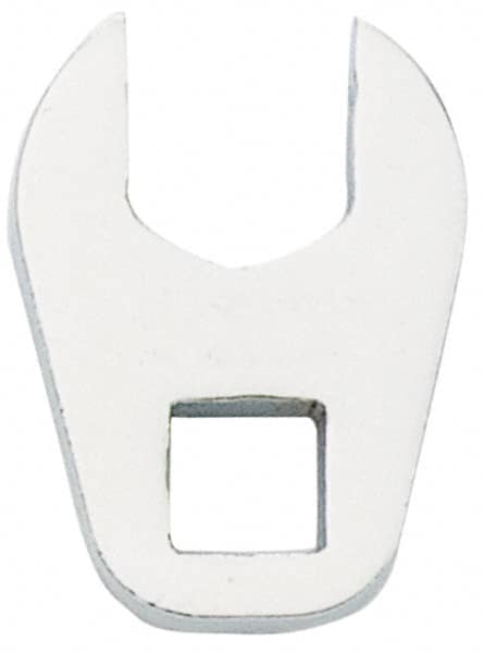 Proto - 10mm 1/4" Drive Chrome Crowfoot Wrench - 49/64" Head Diam x 0.218" Head Thickness, 1.05" OAL - Exact Tooling