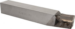 Accupro - 1 x 1" Shank, Lead Angle Turning Single Point Tool Bit - BL-16, Grade Micrograin - Exact Tooling