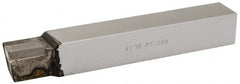 Accupro - 1 x 1" Shank, Square Shoulder Turning Single Point Tool Bit - AR-16, Grade Micrograin - Exact Tooling