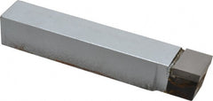 Accupro - 1 x 1" Shank, Square Nose Single Point Tool Bit - C-16, Grade Micrograin - Exact Tooling