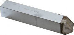 Accupro - 1 x 1" Shank, Pointed Nose Single Point Tool Bit - D-16, Grade Micrograin - Exact Tooling
