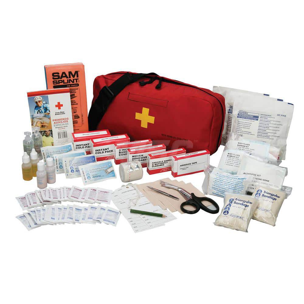 Ability One - Full First Aid Kits; Maximum Number of People: 25 ; Container Type: Bag ; Container Material: Nylon - Exact Tooling