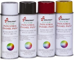 Ability One - Spray Paints; Type: Aerosol Enamel ; Finish: Flat ; Tack-free Dry Time (Minutes): 30 ; Recoat Dry Time (Hours): 48 ; Recoat Dry Time (Minutes): 120 - Exact Tooling