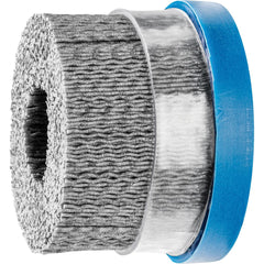 PFERD - Disc Brushes; Outside Diameter (Inch): 3 ; Grit: 120 ; Abrasive Material: Silicon Carbide ; Brush Type: Crimped ; Connector Type: Arbor ; Arbor Hole Size (Inch): 7/8 - Exact Tooling