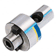 Iscar - CF4 Modular Connection 1" Pilot Diam Shell Mill Holder - 1" Flange to Nose End Projection, 2.126" Nose Diam, Through-Spindle Coolant - Exact Tooling