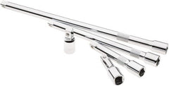 SK - 1/2" Drive Socket Extension Set - 5 Pieces, Includes 2, 3, 5, 10, 15" Lengths - Exact Tooling