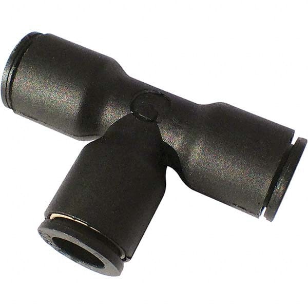 Legris - Plastic Push-To-Connect Tube Fittings Type: Union Tee Tube Outside Diameter (Inch): 3/16 - Exact Tooling