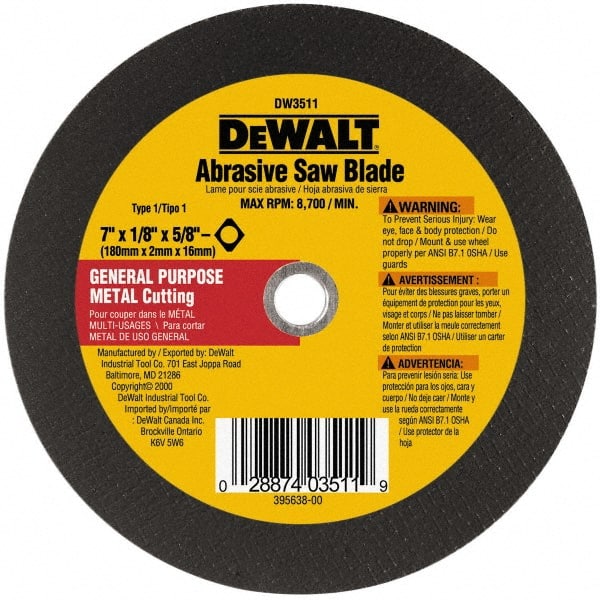 DeWALT - Cutoff Wheel - - Exact Tooling
