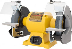 DeWALT - 8" Wheel Diam x 1" Wheel Width, 3/4 hp Grinder - 5/8" Arbor Hole Diam, 3,600 Max RPM, 120 Volts - Exact Tooling