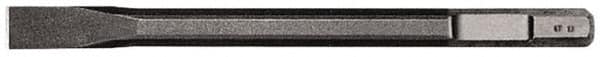 DeWALT - 1" Head Width, 18" OAL, 3/4" Shank Diam, Cold Chisel - Hex Drive, Hex Shank, Steel - Exact Tooling