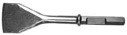 DeWALT - 5" Head Width, 17-1/2" OAL, 3/4" Shank Diam, Asphalt Cutter Chisel - Hex Drive, Hex Shank, Steel - Exact Tooling