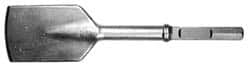 DeWALT - 5-1/2" Head Width, 20" OAL, 3/4" Shank Diam, Spade Chisel - Hex Drive, Hex Shank, Steel - Exact Tooling