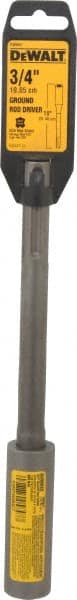DeWALT - 3/4" Head Width, 3/4" OAL, 1-1/8" Shank Diam, Rod Driver Chisel - SDS Max Drive, SDS Max Shank, Steel - Exact Tooling