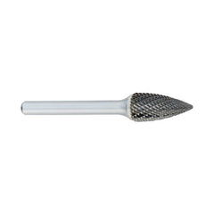 ‎SM-1 -6mm × 12mm LOC × 6mm Shank × 50mm OAL Pointed Cone Carbide Medium Tough Cut Burr - Exact Tooling