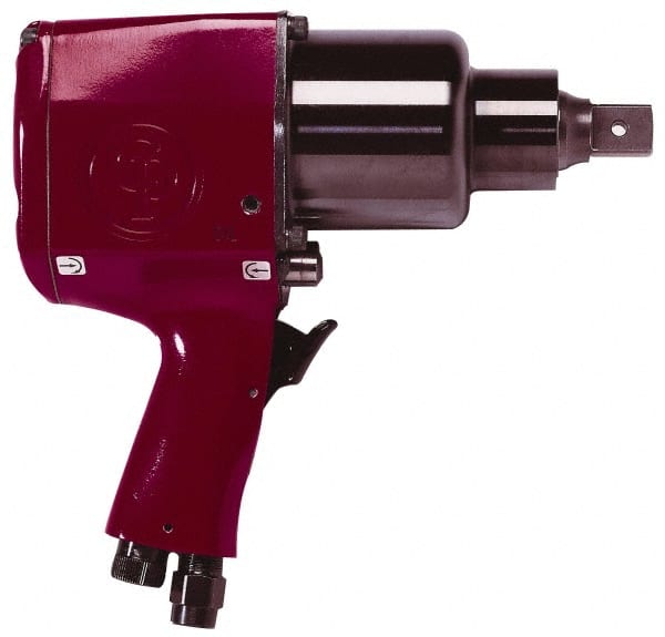 Chicago Pneumatic - 3/4" Drive, 5,500 RPM, 750 Ft/Lb Torque Impact Wrench - Pistol Grip Handle, 800 IPM, 30 CFM, 90 psi, 1/4" NPT Inlet - Exact Tooling