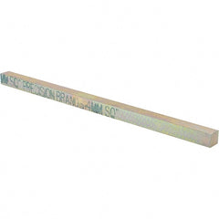 Precision Brand - 12" Long, Zinc Yellow Dichromate Key Stock - Oversized Key Stock - Exact Tooling