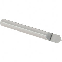 Value Collection - 1/4" Shank Diam, 1.969" OAL, 1/4" Cut Diam, Engraving Cutter - 1/8" LOC, Uncoated - Exact Tooling