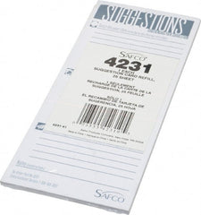 Safco - Suggestion Box Refill Cards - For Use with Suggestion Box - Exact Tooling