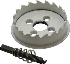 Lenox - 2-1/8" Diam, 1/2" Cutting Depth, Hole Saw - Carbide-Tipped Saw, Toothed Edge - Exact Tooling