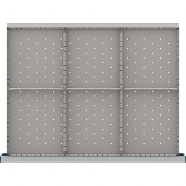 LISTA - 6-Compartment Drawer Divider Layout for 3.15" High Drawers - Exact Tooling