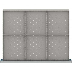 LISTA - 6-Compartment Drawer Divider Layout for 3.15" High Drawers - Exact Tooling