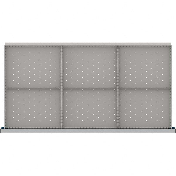 LISTA - 6-Compartment Drawer Divider Layout for 3.15" High Drawers - Exact Tooling