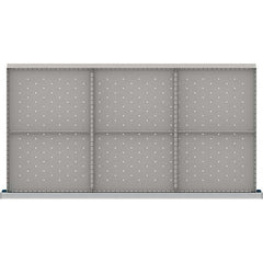 LISTA - 6-Compartment Drawer Divider Layout for 3.15" High Drawers - Exact Tooling