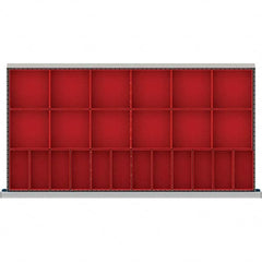 LISTA - 24-Compartment Drawer Divider Layout for 3.15" High Drawers - Exact Tooling