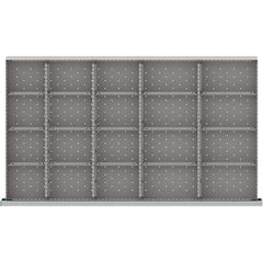 LISTA - 20-Compartment Drawer Divider Layout for 3.15" High Drawers - Exact Tooling