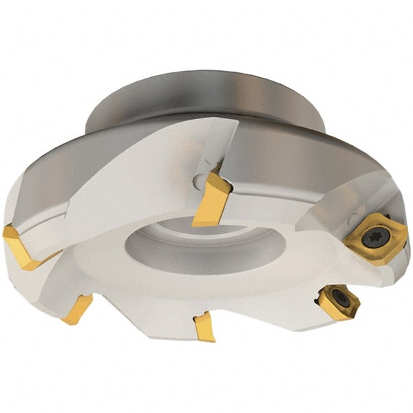 Iscar - 170.7mm Cut Diam, 40mm Arbor Hole, 6.5mm Max Depth of Cut, 45° Indexable Chamfer & Angle Face Mill - 7 Inserts, SE.. 12 Insert, Right Hand Cut, 7 Flutes, Series IscarMill - Exact Tooling
