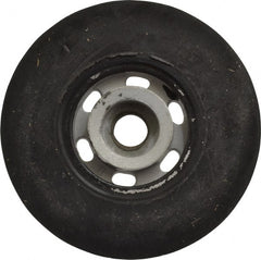 Made in USA - 4-1/2" Diam Disc Backing Smooth Backing Pad - 5/8" Shank Diam, Hard Density, 11,000 RPM - Exact Tooling