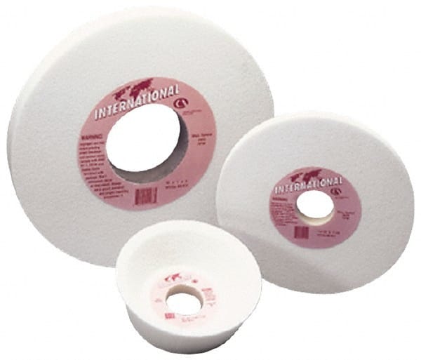 Grier Abrasives - 8" Diam x 1-1/4" Hole x 1" Thick, H Hardness, 60 Grit Surface Grinding Wheel - Exact Tooling