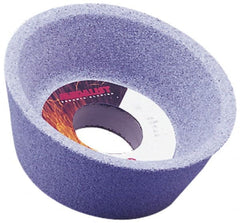 Grier Abrasives - 4 Inch Diameter x 1-1/4 Inch Hole x 1-1/2 Inch Thick, 46 Grit Tool and Cutter Grinding Wheel - Exact Tooling